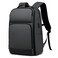 FENRUIEN 17 Inch Travel Backpack Gray Expandable Water Resistant Computer Backpack with USB Port Laptop Bag for BusinessCollegeWork