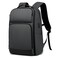 FENRUIEN 17 Inch Travel Backpack Gray Expandable Water Resistant Computer Backpack with USB Port Laptop Bag for BusinessCollegeWork