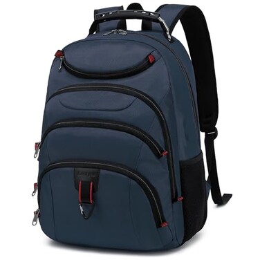 Boavan Laptop Backpack for men 156 inch Laptop Bag with USB Port Waterproof Travel Work Backpack Purse AntiTheft Teacher Nurse Doctor Casual Bookbags Office Business backpackClassic Navy