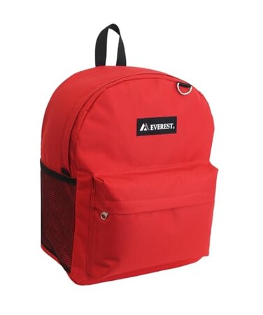 Everest Classic Laptop Backpack wDual Side Mesh Pocket