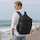 Sinaliy Travel Backpack Carry on Flight approved Travel Bag with MultiPockets Waterproof 173inch Laptop Backpack for Men Women Black