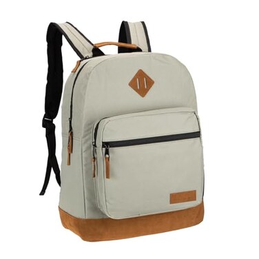 Wrangler Yellowstone Sturdy Backpack for Travel Classic Logo Water Resistant Casual Daypack for Travel with Padded Laptop Notebook Sleeve SSG