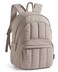 BAGSMART Womens Backpack Small Travel Laptop Backpack for Women Quilted College Laptop Bookbag Work Back Pack for Women Cute Computer WaterResistant Casual Daypack Puffer Camel