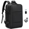 BANGE Air Vacuum Backpack with PumpSeal Air Packing Vacuum System Compression with Anti Theft Lock Expandable Large Capacity Backpack for Travel