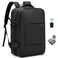 BANGE Air Vacuum Backpack with PumpSeal Air Packing Vacuum System Compression with Anti Theft Lock Expandable Large Capacity Backpack for Travel