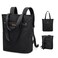 GOLF QUALITY Convertible Laptop Backpack for Women Men Carry on Tote Backpack Teacher Bookbag for College Work Nurse Travel Leisure16 InchBlack