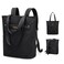 GOLF QUALITY Convertible Laptop Backpack for Women Men Carry on Tote Backpack Teacher Bookbag for College Work Nurse Travel Leisure16 InchBlack