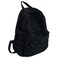 GAMLFL Black Canvas Backpack for Women Men Retro Aesthetic Rucksack Basic Backpack for High SchoolCollege Students Travel Laptop Bag
