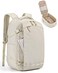 BAGSMART Travel Backpack Women 156 Inch Carry On Backpack Flight Approved TSA Approved Personal Item Travel Bag Water Resistant Weekender Bag Luggage Daypack Beige