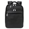 Alpine Swiss Olsen 13 Laptop Travel Backpack Genuine Leather Slim Business Travel Carry On Daypack Black