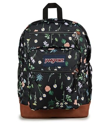 JanSport Cool Backpack with 15inch Laptop Sleeve Large Computer Bag Rucksack with 2 Compartments Ergonomic Straps Bewitched Blooms