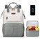 Maelstrom Travel Backpack for Women MenLaptop Backpack Fits 156173 Inch Laptop NurseWork Bag with Insulated Lunch Box Graybeige