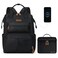 Maelstrom Travel Backpack for Women MenLaptop Backpack Fits 156173 Inch Laptop NurseWork Bag with Insulated Lunch Box Black