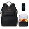 Maelstrom Travel Backpack for Women MenLaptop Backpack Fits 156173 Inch Laptop NurseWork Bag with Insulated Lunch Box Black