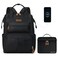 Maelstrom Travel Backpack for Women MenLaptop Backpack Fits 156173 Inch Laptop NurseWork Bag with Insulated Lunch Box Black