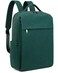 MASINTOR 156 inch PU Leather Laptop Backpack Purse for Women Large College Casual Backpack Travel Bag Retro Green