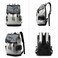MOYYI Leather Laptop Backpack for Men Vintage Backpack Fits 156 Laptop Waterproof Drawstring Backpack for Travel Daily Business White