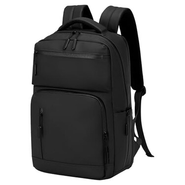 SUIKIHUM Waterproof Laptop Backpack for Men Women Flight Approved AntiTheft Daypack with 156inch Laptop Sleeve Black