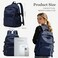 Lendolk Lightweight College Backpack for Women Men Cute School Bag for Teens Girls Boys High School Backpack for Students Waterproof Casual Daypack BackpackDark Blue