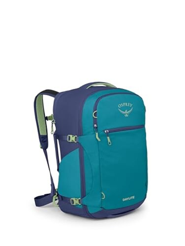 Osprey Daylite 44L CarryOn Travel Pack Lightweight Durable Backpack with Streamlined Design Versatile Spacious Bag for Weekend Trips or Business Blue SpikemossAlkaline