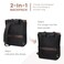 GOLF QUALITY Convertible Daypack Laptop Backpack for Women Men Carry on Tote Backpack Bookbag for College Work Nurse Travel16InchBlack