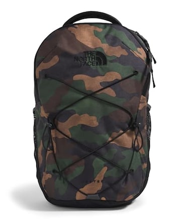 The North Face Jester Everyday Laptop Backpack Commuter Daypack Water Repellent Laptop Sleeve TNF Black CamoTNF Black One Size