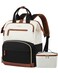 LOVEVOOK Lunch Backpack for Women 17 Inch Laptop Bag with Insulated Cooler Lunch Box Work Backpack for Teacher Nurse Travel Backpack Lunch Bag for Camping Picnic Daily Use