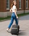 Arcoyard Rolling Backpack for Women Travel Rolling Laptop Backpack with Wheels Vertical Horizontal Storage 2 In 1 FlipTop Design WaterResistant Overnight College Underseat Carry on Luggage
