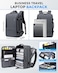Fenree.geer Fenreegeer 173 Inch Travel Laptop Backpack for Men Water Resistant Carry On Backpack with USB Port Expandable Computer Daypack Grey Business Backpack for CollegeWork