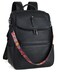 FADEON Laptop Backpack for Women Leather Travel Backpack with Laptop Compartment Designer PU Shoulder Laptop Bag Black
