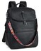 FADEON Laptop Backpack for Women Leather Travel Backpack with Laptop Compartment Designer PU Shoulder Laptop Bag Black