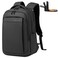 FENRUIEN Expandable Travel Backpack for Men Water Resistant Computer Backpack with USB Charging PortBlack Laptop Bag 156 Inch