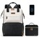 Maelstrom Travel Backpack for Women MenLaptop Backpack Fits 156173 Inch Laptop NurseWork Bag with Insulated Lunch Box Blackbeige