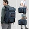 WITZMAN Carry on Travel Backpack for Men Women Airline Approved Convertible Nylon Duffle Backpack Luggage Bag B682 Blue