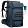 WITZMAN Carry on Travel Backpack for Men Women Airline Approved Convertible Nylon Duffle Backpack Luggage Bag B682 Blue