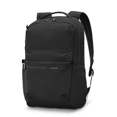 Samsonite Better Than Basic Backpack Dedicated Laptop Compartment Quick Stash Front Pockets and Lightweight Breathable Airmesh Black