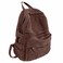 GAMLFL Coffee Brown Canvas Backpack for Women Men Retro Aesthetic Rucksack Basic Backpack for High SchoolCollege Students Travel Laptop Bag