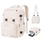 Maelstrom Travel Backpack for Women Men 2 in 1 Crossbody Bag Laptop Backpack Fits 156173 Inch Laptop 26L WorkNurseTeacher Bag Carry On Backpack with Shoe CompartmentBeige