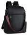 FADEON Leather Laptop Backpack for Women Designer 156 inch PU Laptop Bag Ladies Travel Computer Work Backpack Black