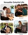 FADEON Leather Laptop Backpack for Women Designer 156 inch PU Laptop Bag Ladies Travel Computer Work Backpack Black