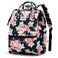 Kinmac Laptop Backpack for Women and Men Large Capacity Travel Backpack for 156 inch Laptop Computer Blue Rose