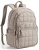BAGSMART College Laptop Backpack Travel Backpack for Women Quilted Casual Daypack WaterResistant Bookbag for 156 Inch Laptop Camel