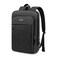 MOSISO Laptop Backpack for Men Slim Lightweight Compact Computer Backpack for College Work Business Office Travel 156 inch Waterproof Commute Laptop Bag Casual Daypack with Luggage Strap Black