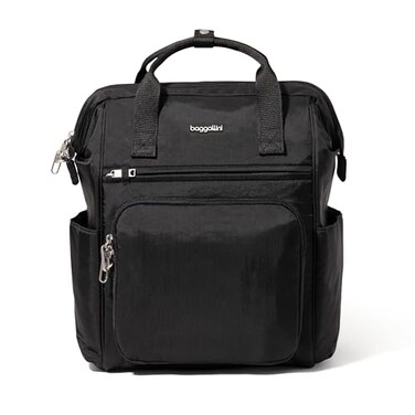 Baggallini Securtex AntiTheft Windsor Backpack for Travel Work College RFID Locking Zipper Up to 16 Laptop