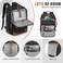 Velaybor 40L Travel Backpack WaterResistant Carry On Backpack for Men Women Business Laptop Backpack for Trips Commutes Fits 156173 Inch Laptop