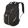 SwissGear 1900 Mini ScanSmart 16Inch Backpack Fits Up to 13Inch Laptop RFID Protection ScanSmart TSAFriendly Compartment BlackYellow