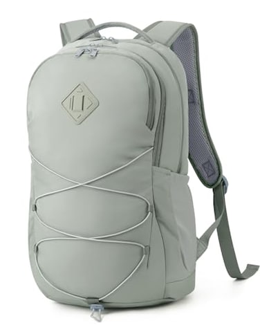 WANDF 156Inch Laptop Backpack for Women Travel Backpack WaterResistant Lightweight College Backpack for Work Casual Business Weekender Green