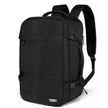 Fmeida Flight Approved Carry On Backpack for Ryanair Fits 14 Laptop 20L Underseat Airplane Approved Weekender Bag AntiTheft Travel Backpack Personal Item Bag Black