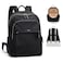 GOLF SUPAGS Stylish Laptop Backpack for Women Computer Bag Fits 14 Inch Notebook Travel College Work Backpacks Purse Black
