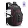 Swissdigital Design Laptop Backpack with USB Charging Port Travel Backpack Fits 156 inches Computer 31L College School Backpack for Women Angola redBlack SD80344